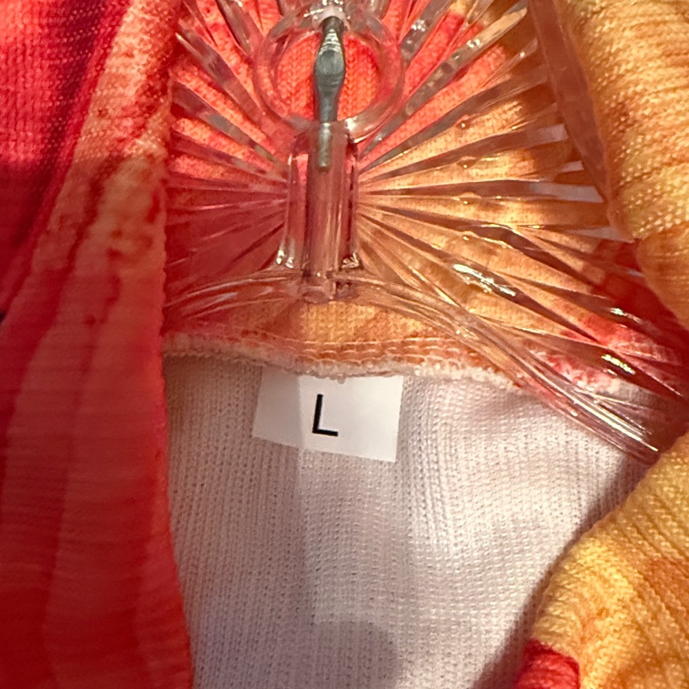 Boho Colorful Print High Neck Top ☀️ - Picture 4 of 6